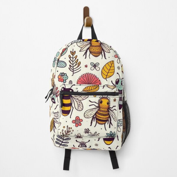 Item preview, Buzzing Beauty: A Busy Bee Illustration designed and sold by Furbulous Faces.