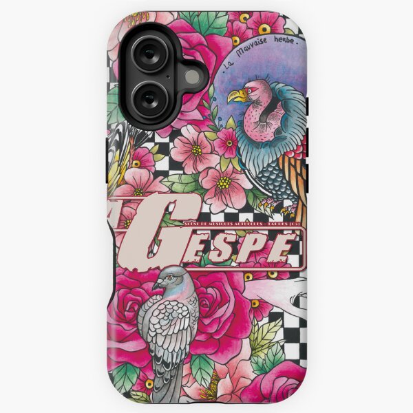 Item preview, Damier Old School birds & flowers designed and sold by SMAC-la-Gespe.