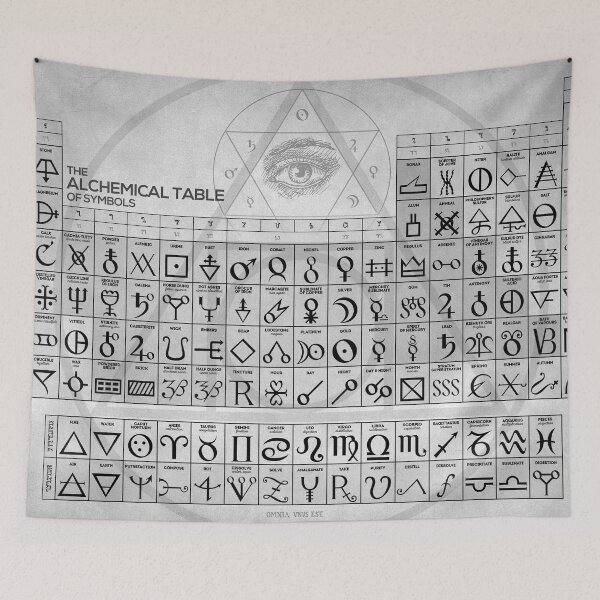 Item preview, The Alchemical Table of Symbols designed and sold by Inna Soyturk.
