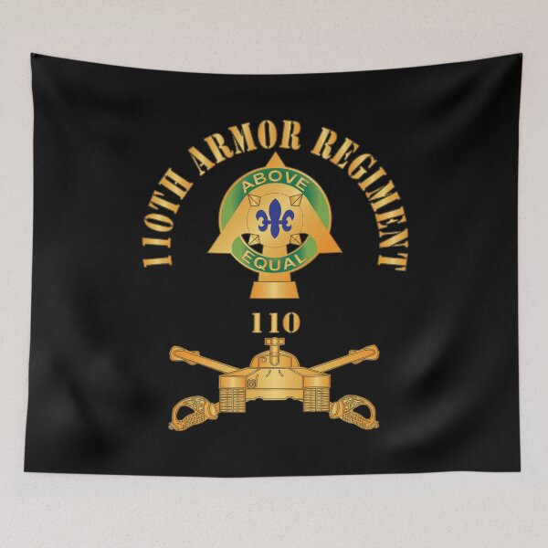 Item preview, 110th Armor Regiment - DUI  w AR Branch X 300 designed and sold by Military Insignia Products.