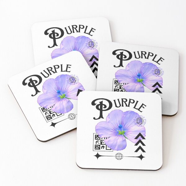 Item preview, Purple Flower with Black Text designed and sold by AveryZi.