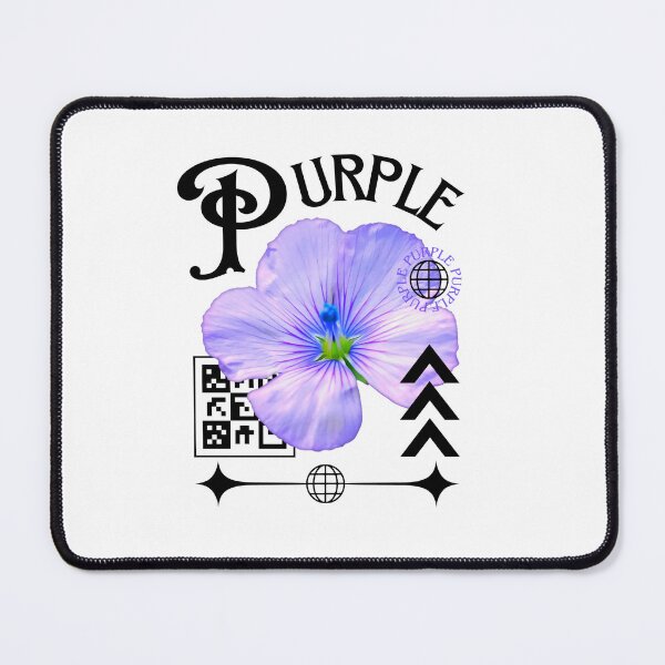 Item preview, Purple Flower with Black Text designed and sold by AveryZi.