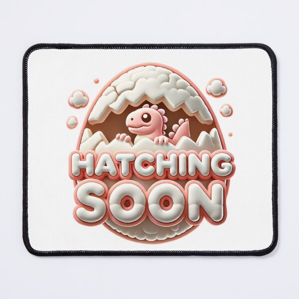 Artikelvorschau, Designs für die Ankündigung eines Dinosaurierbabys zum Hatching Soon entworfen und verkauft von StyLeHi.