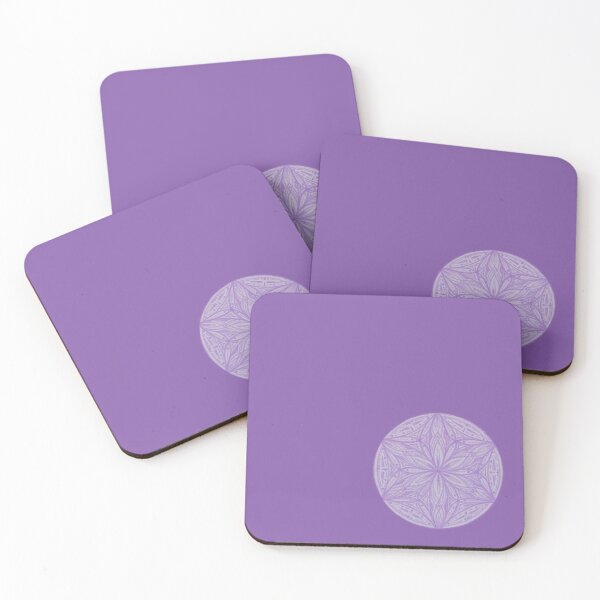 Item preview, Flower of Life Color Palette Mandalas : 135 - Parma Violet designed and sold by SonoSonoStudio.