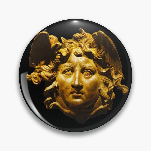 Item preview, GORGONE MEDUSA HEAD IN BRONZE Figurehead of Antique Roman Ship designed and sold by BulganLumini.
