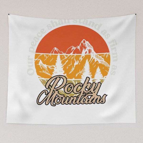 Item preview, Our peace stand as firm as rocky mountain designed and sold by EricDesignStore.