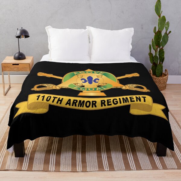 Item preview, 110th Armor Regiment w Br - Ribbon X 300 designed and sold by Military Insignia Products.