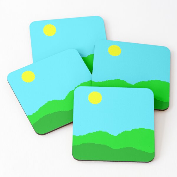 Item preview, Simple Pixel Art Landscape designed and sold by KYArt.