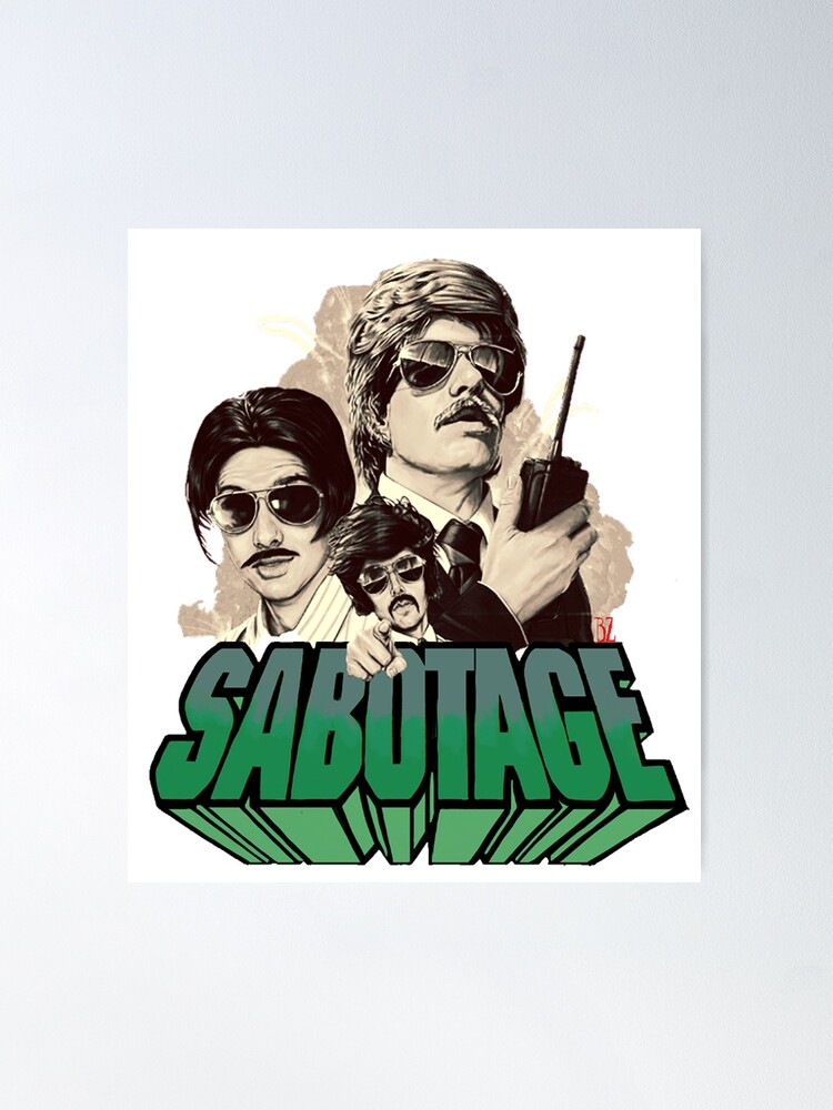 ビースティーボーイズBEASTIE BOYS SABOTAGE ポスター BEASTIE BOYS Sabotage BANNER 3x3 Ft Fabric Poster Tapestry