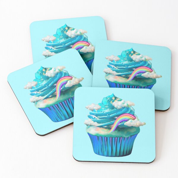 Item preview, Nacreous Clouds Iridescent Cupcake  designed and sold by dinaaaaaah.