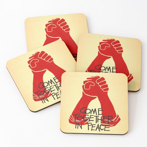 Item preview, Come Together In PeaceCome Together In Peace Hands Joined Together designed and sold by RocketshipRetro.