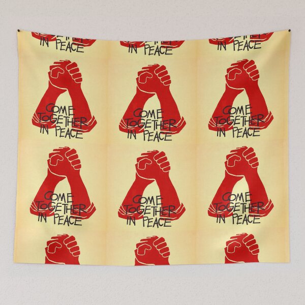 Item preview, Come Together In PeaceCome Together In Peace Hands Joined Together designed and sold by RocketshipRetro.