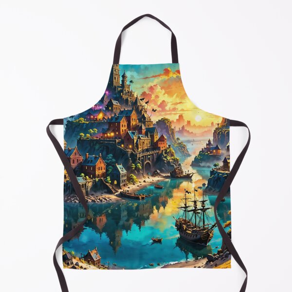 Item preview, Enchanted Pirate Cove - Sunset Serenity designed and sold by StellarDreamer.