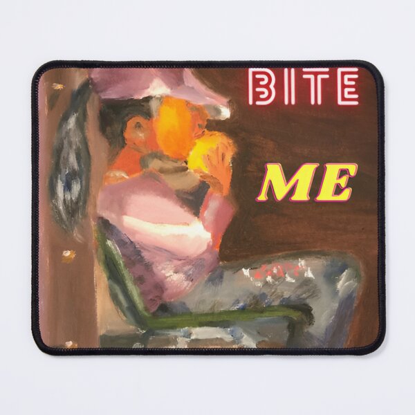 Item preview, Girl Biting an Apple at the Pier designed and sold by CaptainCorona69.