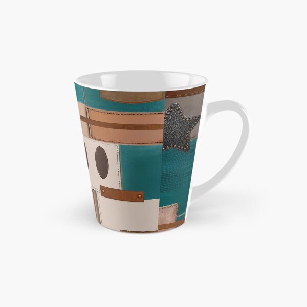 Item preview, Collage Teal Leather Sonata 88 Geometric Patterns designed and sold by Vercmagnus.