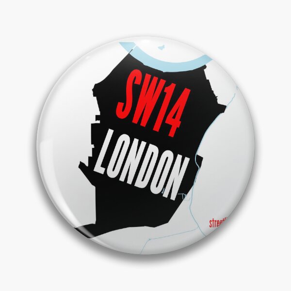 Artikelvorschau, SW14 London Postleitzahl entworfen und verkauft von streetlist.
