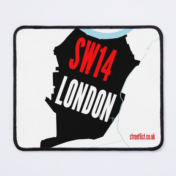 Item preview, SW14 London Postcode designed and sold by streetlist.
