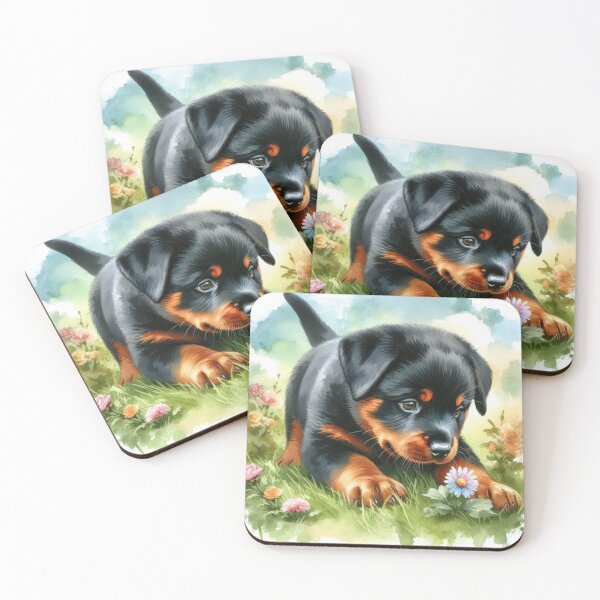 Item preview, Rottweiler Puppy designed and sold by BeeTheArtCo.