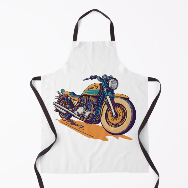 Item preview, Retro colorful motorcycle designed and sold by DastonAkramov.
