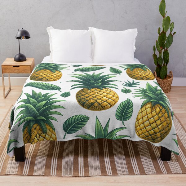 Aperçu de l'œuvre Motif d'ananas tropical créée et vendue par Lyssarien.