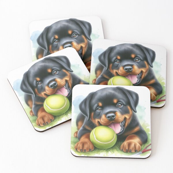 Item preview, Watercolor Rottweiler designed and sold by BeeTheArtCo.