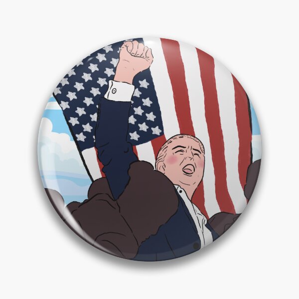 Item preview, Trump Rally Impact America Flag designed and sold by LaartStudio.