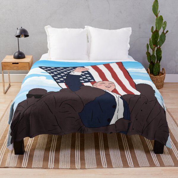 Item preview, Trump Rally Impact America Flag designed and sold by LaartStudio.