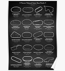 NASCAR Rennstrecken Poster