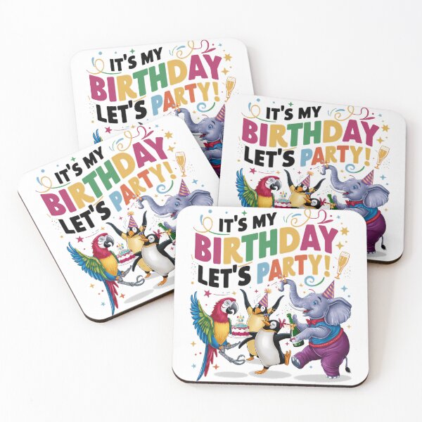 Item preview, Birthday Bash Animal Party designed and sold by RedTamah.