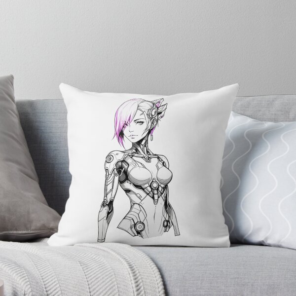 Aperçu de l'œuvre Cyborg Girl créée et vendue par ArtCraftLab.