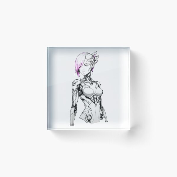 Artikelvorschau, Cyborg Mädchen entworfen und verkauft von ArtCraftLab.