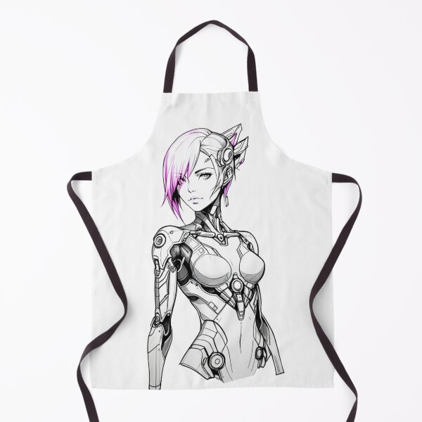 Aperçu de l'œuvre Cyborg Girl créée et vendue par ArtCraftLab.