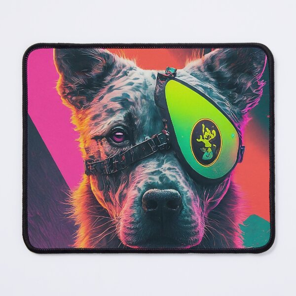 Item preview, Dog wearing  eyeglasses look cool smart with neon color designed and sold by HakunamatataTin.