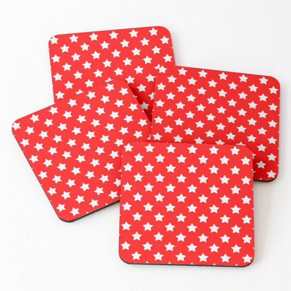 Item preview, Red White Stars Pattern designed and sold by PatternTitan.
