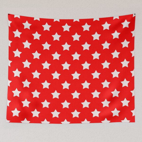 Item preview, Red White Stars Pattern designed and sold by PatternTitan.