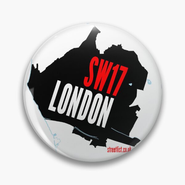 Artikelvorschau, SW17 Postleitzahl London entworfen und verkauft von streetlist.