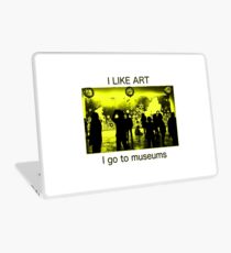 I Like Art - I go to museums Laptop Skin