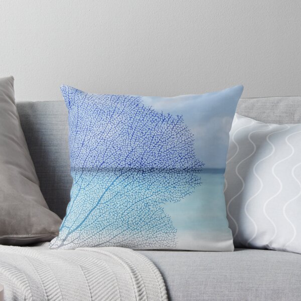 Coral and sea Throw Pillow
