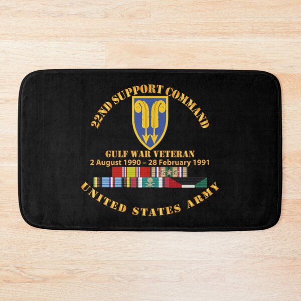 Item preview, Gulf War Vet w  22nd Support Command - Cir w SVC designed and sold by Military Insignia Products.