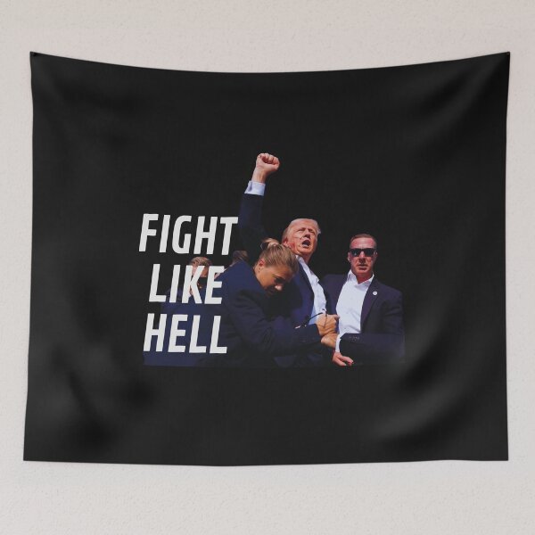 Item preview, Fight Like Hell Trump 2024 designed and sold by VividVista.