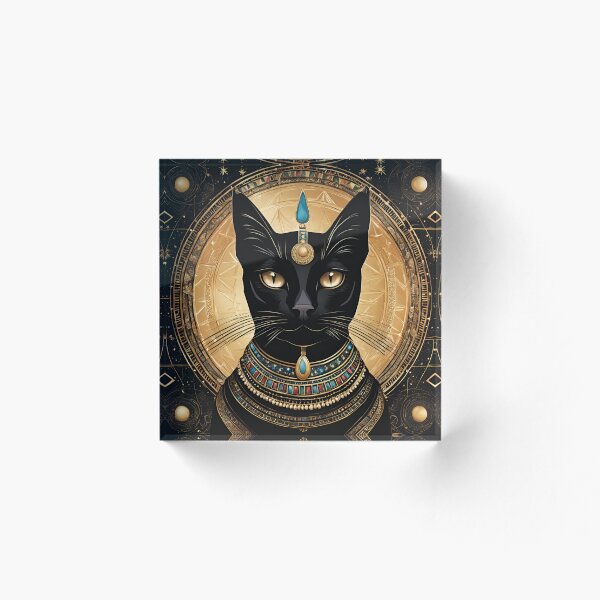 Item preview, Egyptian Celestial Cat designed and sold by WeirdApples.