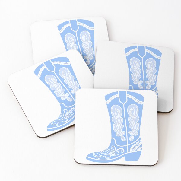 Item preview, Blue Cowgirl Boot designed and sold by Justina Designs.