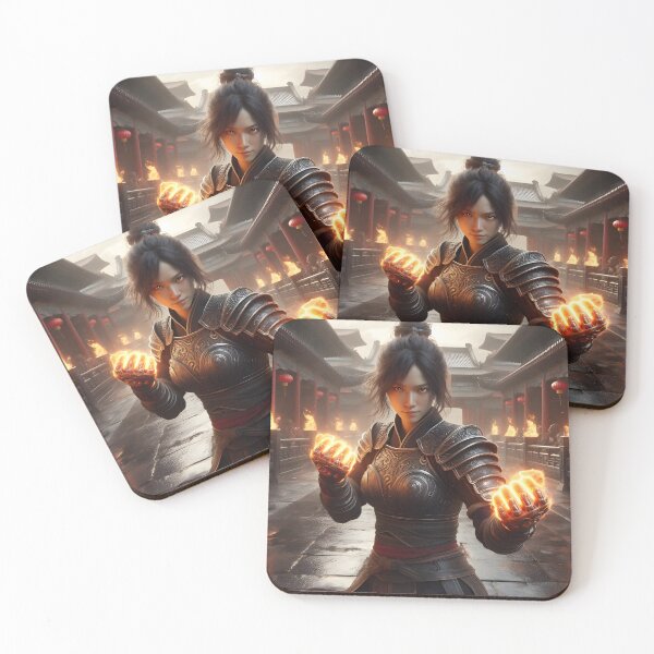 Item preview, Shaolin Monk Woman designed and sold by GalleryBrisArt.