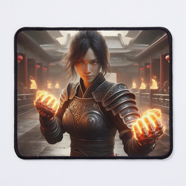 Item preview, Shaolin Monk Woman designed and sold by GalleryBrisArt.