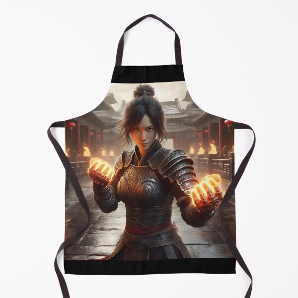 Item preview, Shaolin Monk Woman designed and sold by GalleryBrisArt.