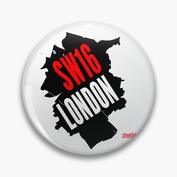 Artikelvorschau, SW16 Postleitzahl London entworfen und verkauft von streetlist.