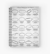 NASCAR Race tracks Spiral Notebook