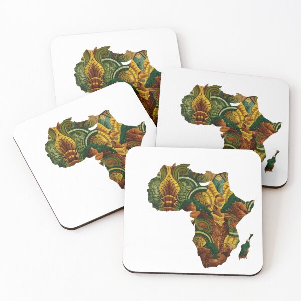 Item preview, Black and Proud African Pride for Lovers of African Culture | Map of Africa in African Print designed and sold by gyrate.
