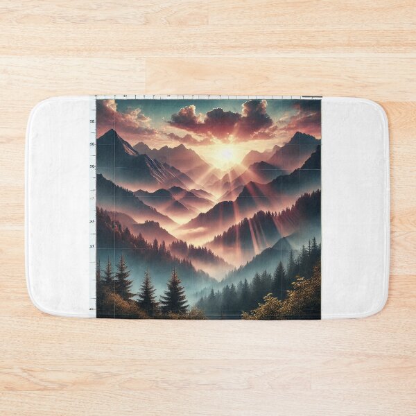 Item preview, Majestic Mountain Sunrise designed and sold by WildVista.