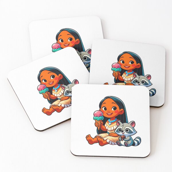 Item preview, Pocahontas, Meeko and Ice Cream I Powhatan Tribe designed and sold by PedroStyle.